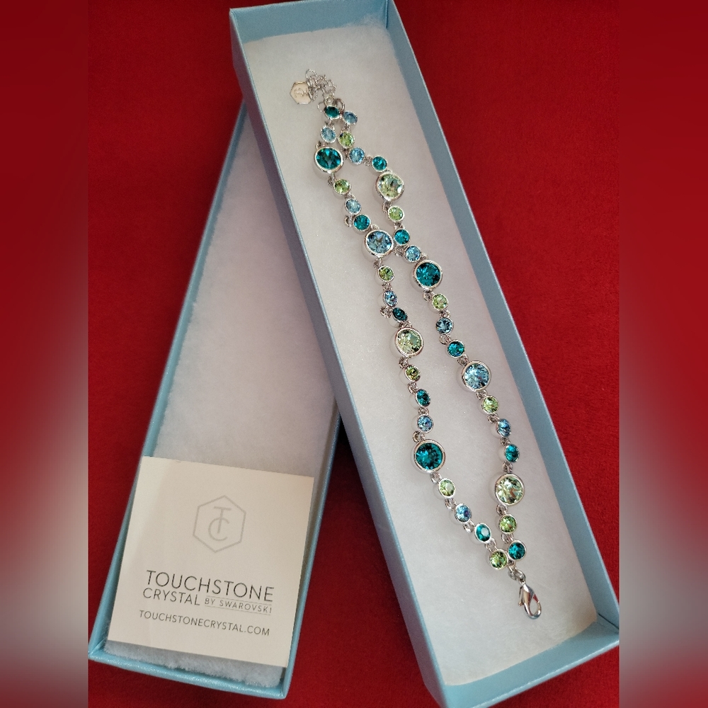 Touchstone Swarovski Blue Sky Bracelet.